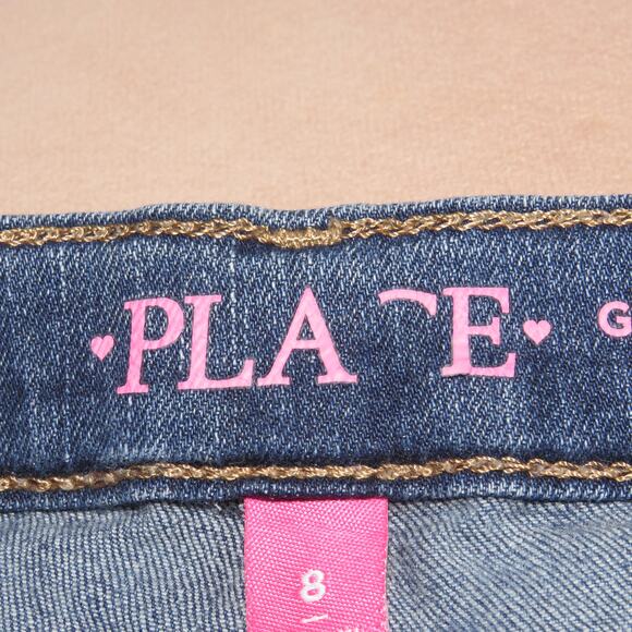 The Children’s Place Medium Wash Rolled Cuff Girls Girlfriend Jeans - Picture 5 of 8